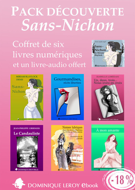 PACK DÉCOUVERTE e-ros 2 - Sans-Nichon (eBooks & livre audio  MP3) -  Collectif - Dominique Leroy